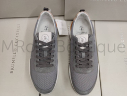 Мужские кроссовки Brunello Cucinelli серого цвета