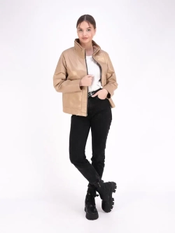 Куртка весна кожаная из натуральной кожи