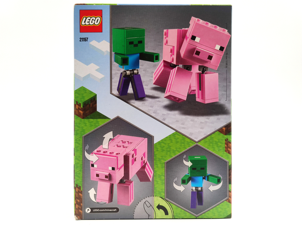 Конструктор LEGO 21157 Большие фигурки Свиньи и Зомби-ребёнка