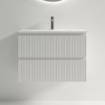 Тумба с раковиной Sancos Snob R SNR70/39W/CN7029 Bianco