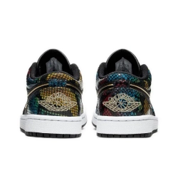 Женские кроссовки Air Jordan 1 Low 'Multi Snakeskin' CW5580-001