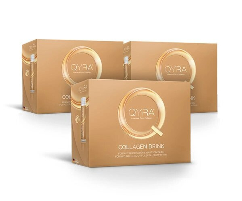 Питьевой коллаген QYRA  кюра с комплексом VERISOL / Collagen QYRA Intensive Care contains VERISOL 21шт по 25 мл германия