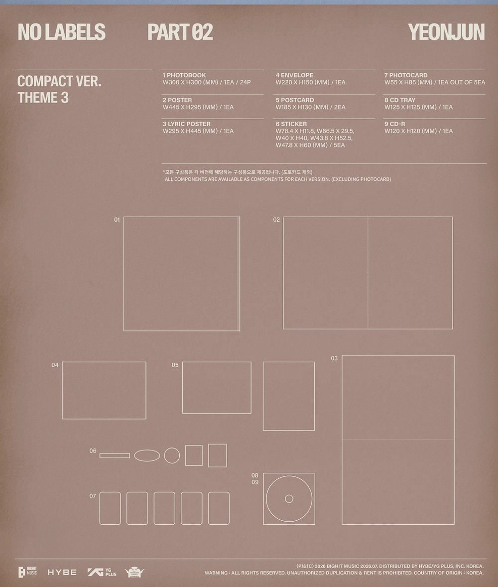 Альбом YEONJUN - NO LABELS: PART 02 (Compact Ver)