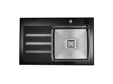 Мойка AVIVA 78*50, Нано-Сатин (арт. BGM-NS7850R), правая