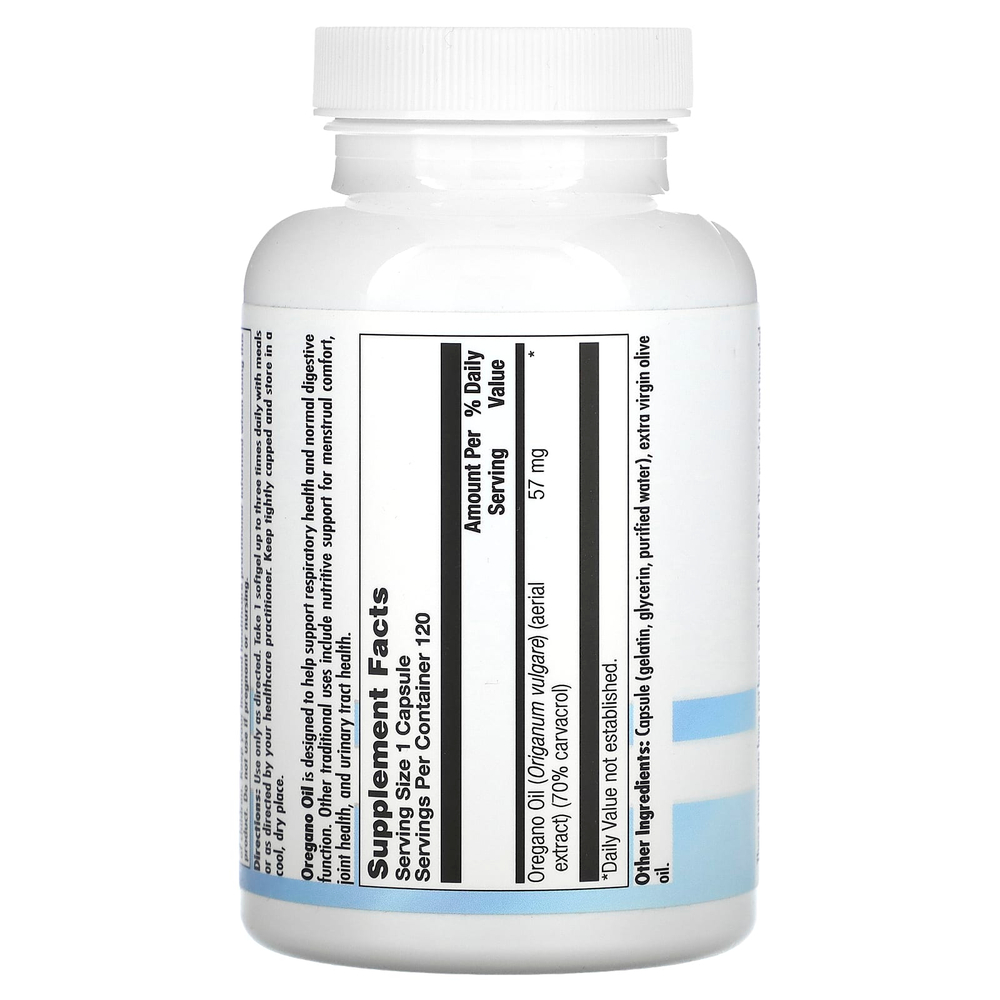 Nutra BioGenesis, Масло орегано, 57 мг, 120 мягких таблеток