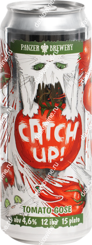 Пивной напиток Кетч Ап! н/фильтр н/осветл 0,45л Ж/Б 4,6% Солар Бир Россия