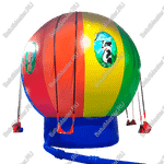 Качели воздушный шар «Облако радости» с принт-печатью, 6,6×6,6×7,2 м