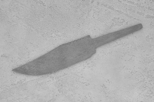 Заготовка для ножа, сталь Elmax 3,9мм. Модель "Боуи-III" с клинком 135мм, ТО 61-62HRC