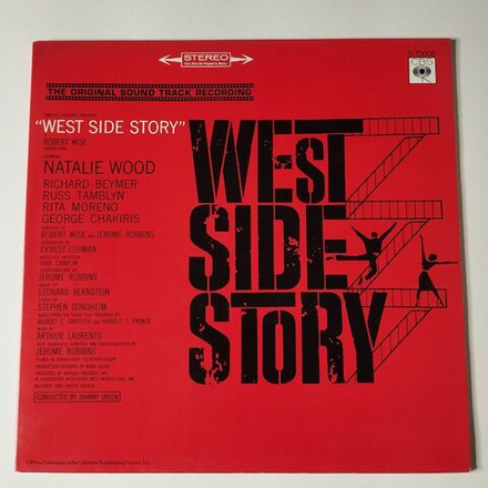 Винтажная виниловая пластинка LP Leonard Bernstein West Side Story (The Original Sound Track Recording) (Holland 1980)