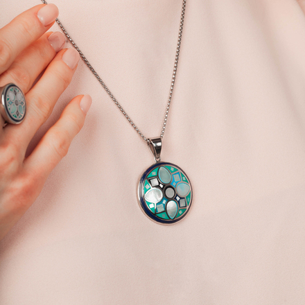 Колье Fiore Luna BP01688-3 BL/S