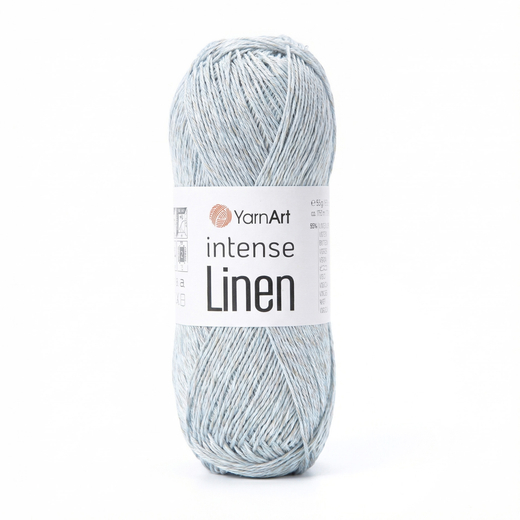 Пряжа YarnArt Intense Linen, Светло серый