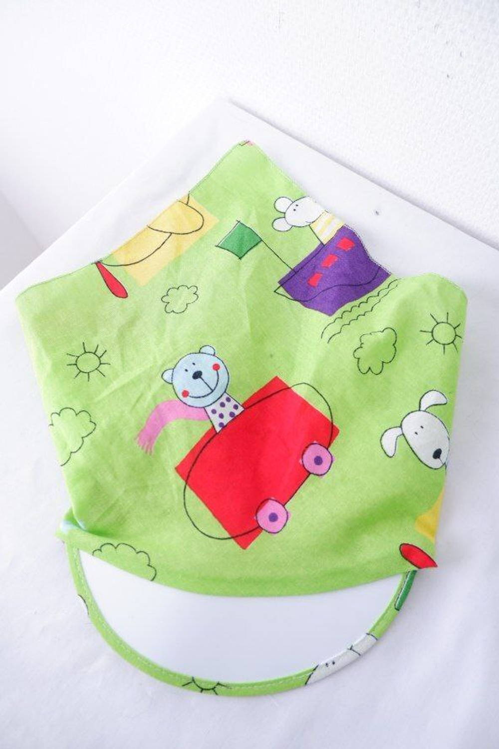 Косынка с козырьком