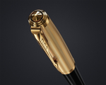 Шариковая ручка Parker 51 DELUXE BLACK GT, стержень: M, цвет чернил: black, в подарочной упаковке.