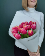 Тюльпан пионовидный розовый Колумбус,19 штук(00069)