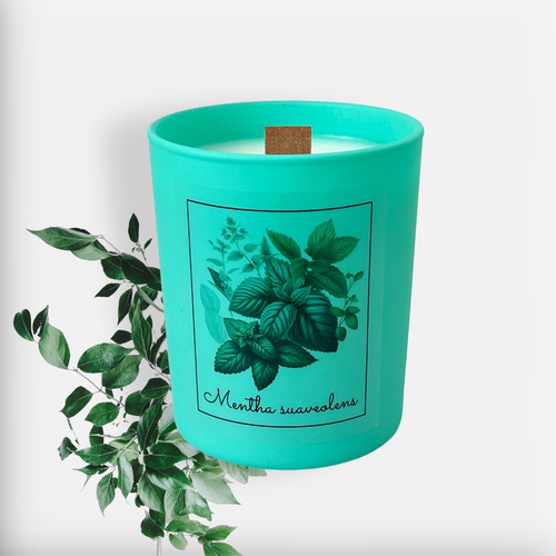 Свеча с ароматом Мяты, 200 мл