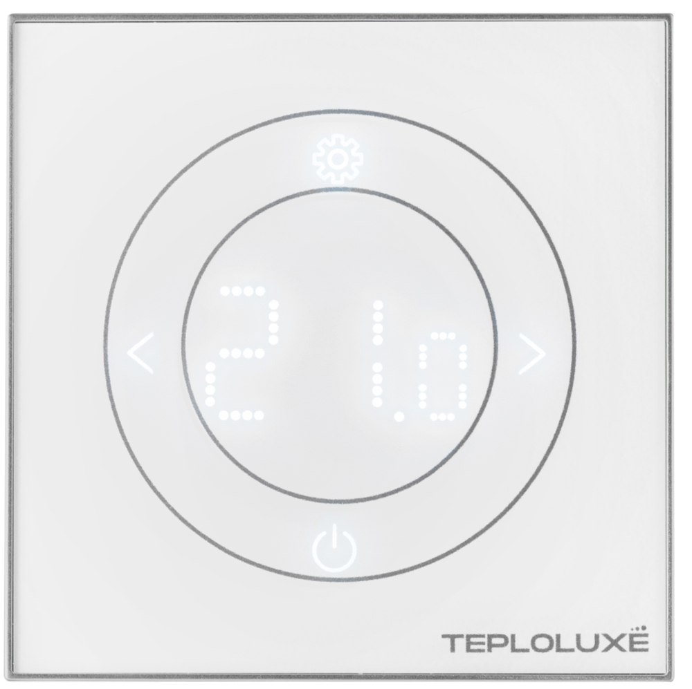 Терморегулятор электронный Теплолюкс Solus Zen Wi-Fi белый/серебро