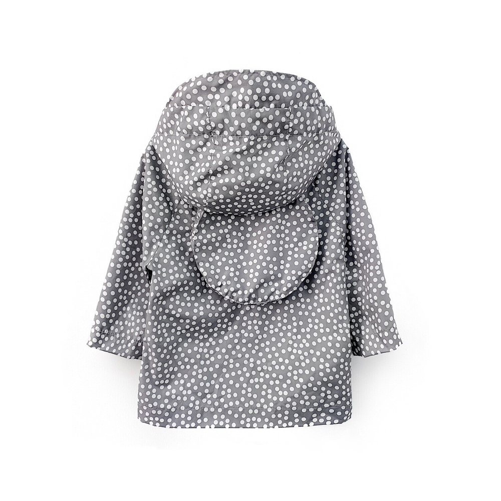 Дождевик "черепашка" (точки на сером)