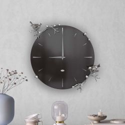 Часы настенные Терра Терпкий коричневый Сильвер