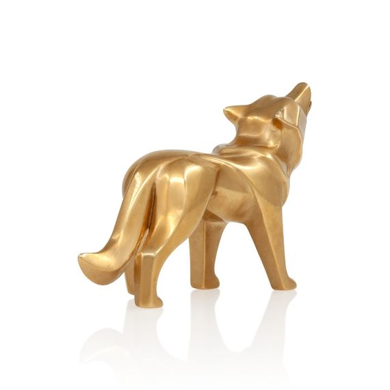 Статуэтка Волк - фигурка из бронзы, вид 4