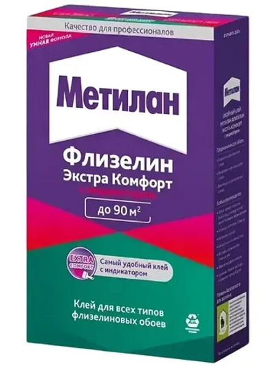 Обойный клей МЕТИЛАН ФЛИЗЕЛИН Экстра Комфорт с индикатором, 500г