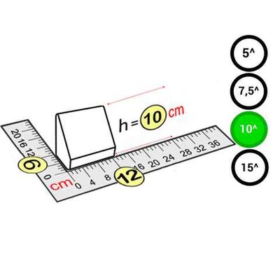 Элемент наклонный для GigaBloks Outdoor зеленый