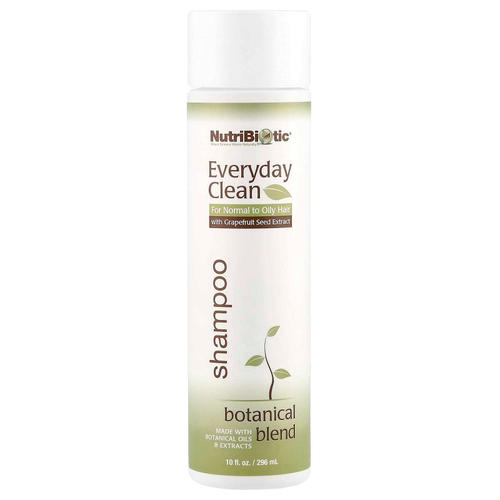 NutriBiotic, Everyday Clean Shampoo, растительная смесь с экстрактами косточек грейпфрута, 296 мл (10 жидк. Унций)