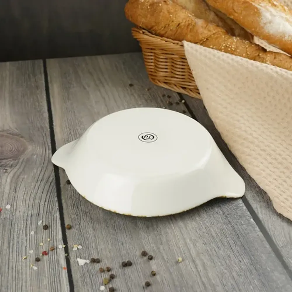 Блюдо круглое d 17 см h3,2 см 350 мл с ручками Organica Grain P.L. Proff Cuisine [6]