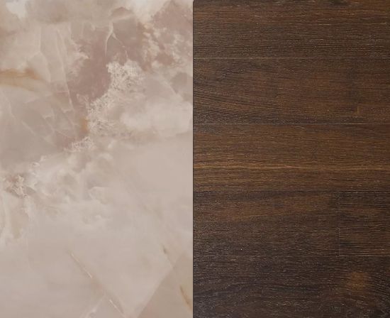 Стол DAKAR 180 GLOSS AMBER JADE SOLID CERAMIC / Орех