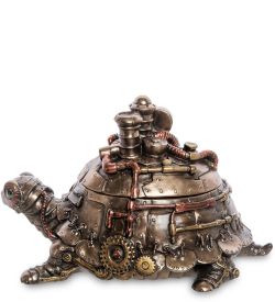 Veronese WS-1061 Статуэтка-шкатулка в стиле Стимпанк «Черепаха»