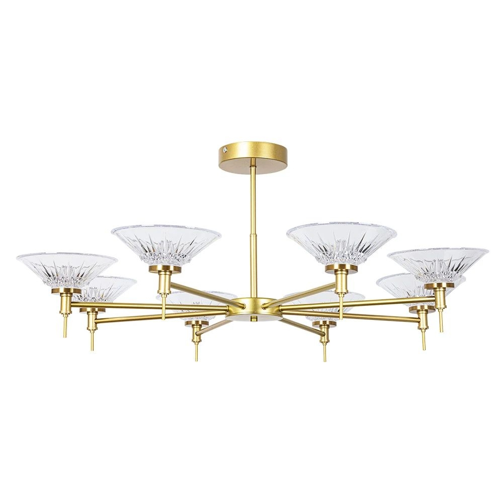 Потолочная светодиодная люстра Arte Lamp Alessia A2076PL-8GO