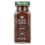 Simply Organic, гвоздика, молотая, 80 г (2,82 унции)