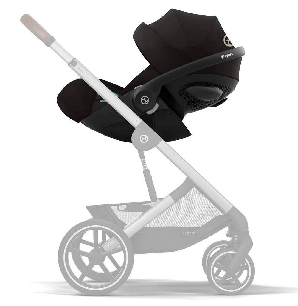 Коляска Cybex Balios S Lux SLV complete Cloud G Moon Black Plus Base G 4 в 1 Stone Grey с дождевиками