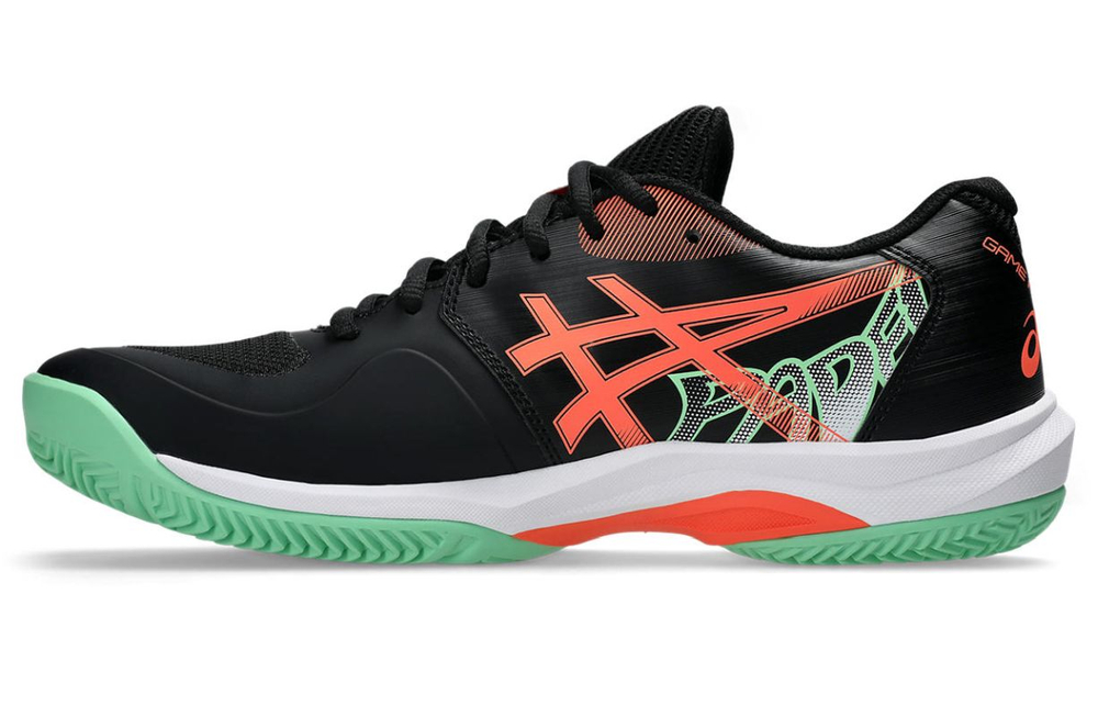 Мужские кроссовки для Падел Asics Game FF Padel - black/vivid coral