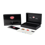 Перьевая ручка Aurora Ipsilon Deluxe red CT, перо - F, в подарочной коробке