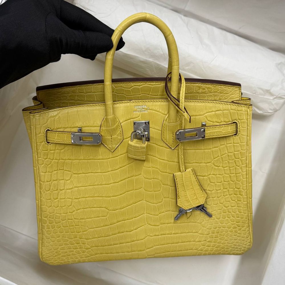 Сумка Hermes из кожи крокодила