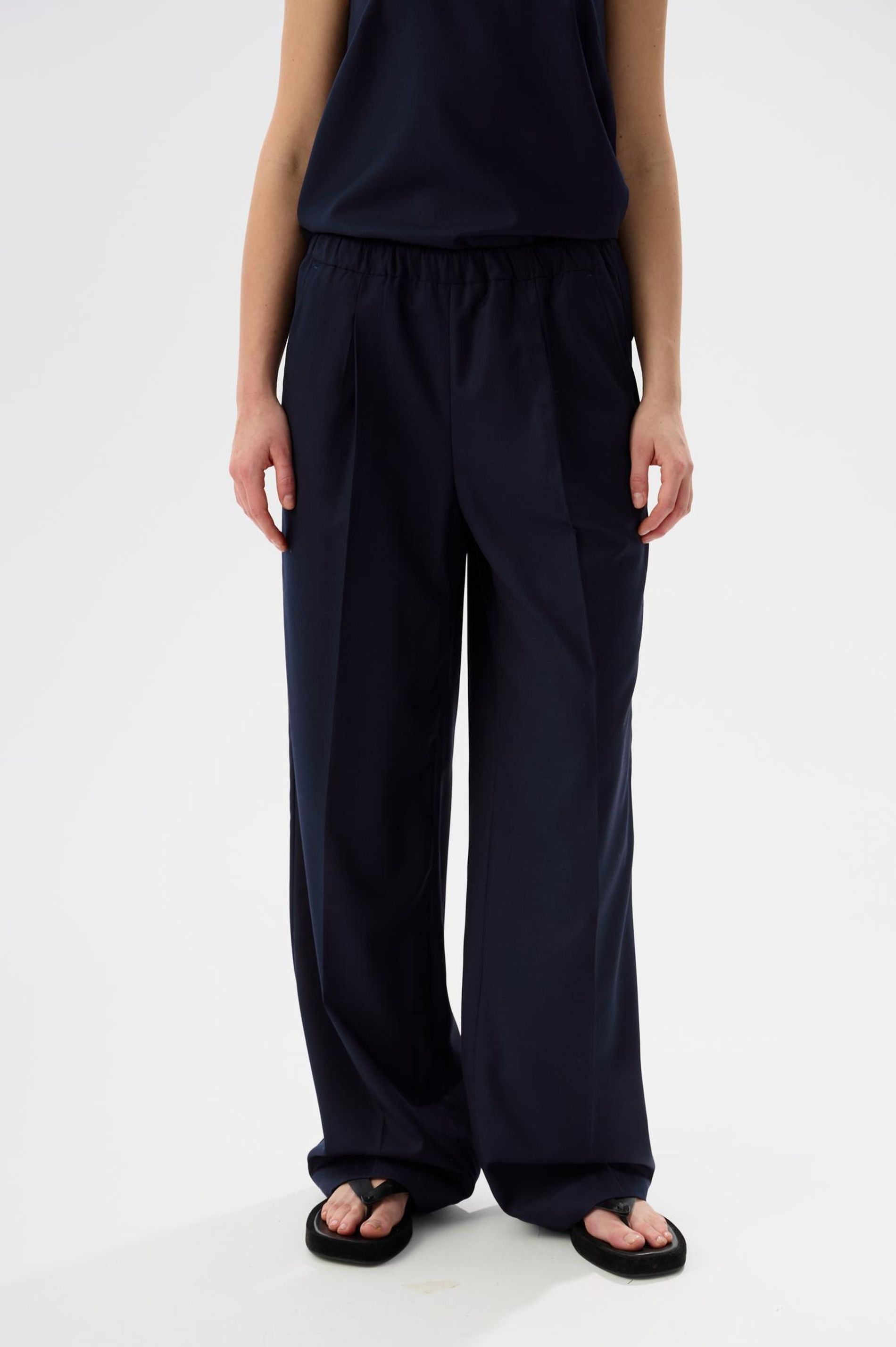 Брюки на резинке navy