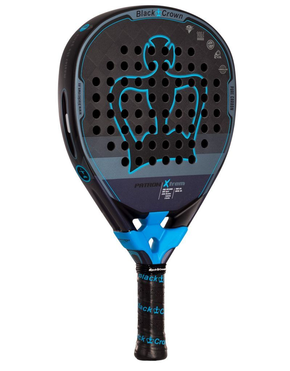 Ракетка для падел тенниса Black Crown Patron Xtrem