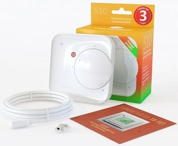 Терморегулятор Теплолюкс ТР 510 белый функц. любимая темп., механический