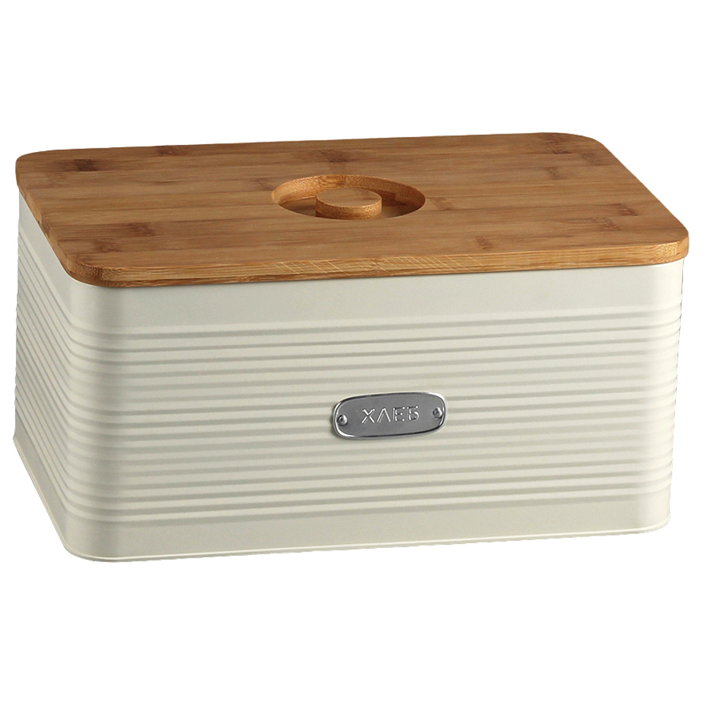 Хлебница 33х21х16см Smart Solutions Irmel молочная