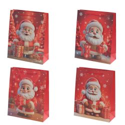 GAEM Пакет подарочный (бумага 210г/м2, блок микс 12шт), L26 W10 H32 см, 4в.