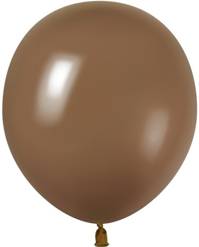 Воздушные шары с гелием и обработкой Пастель Кофе ретро 30см