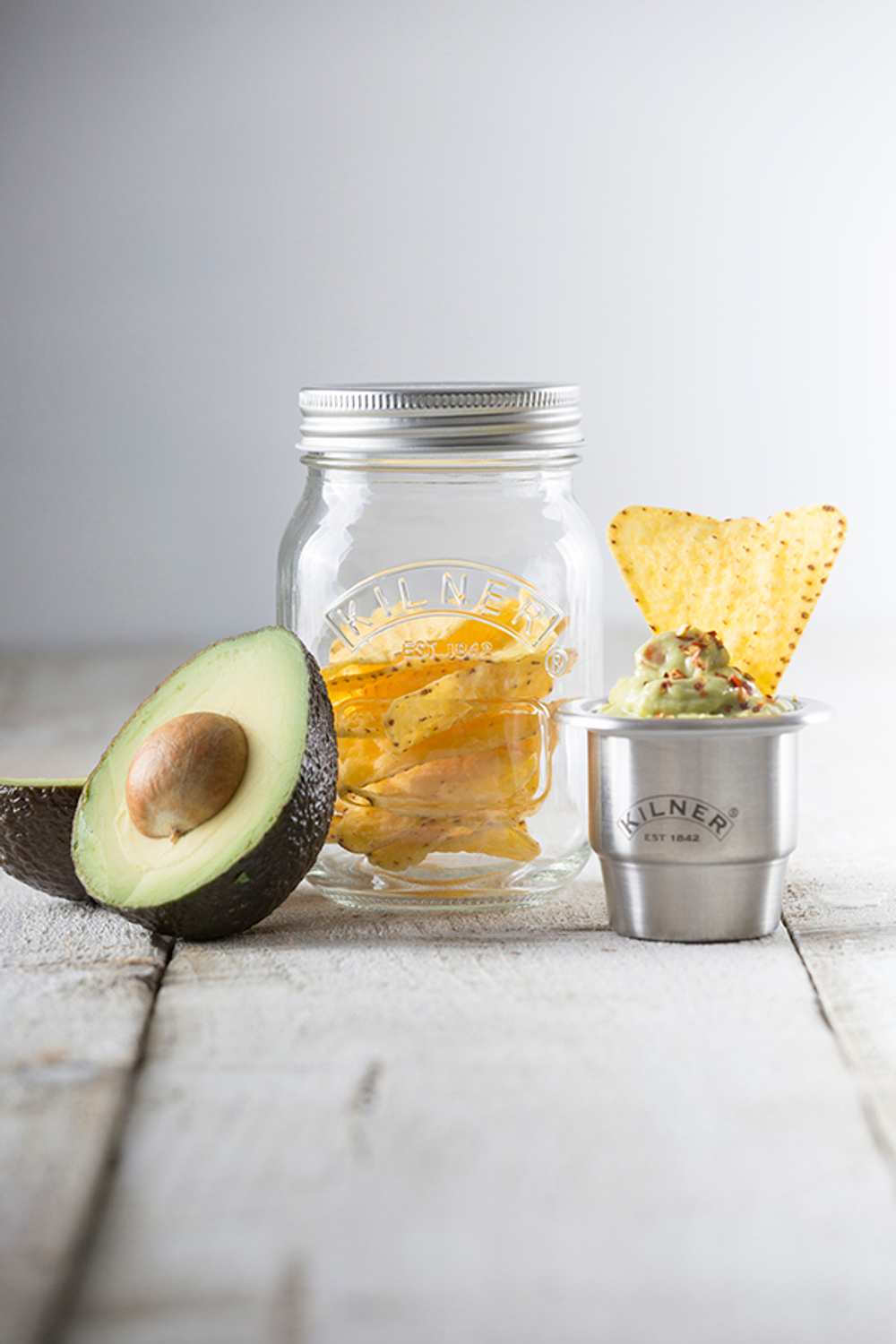 Банка с соусником On The Go 500 мл Kilner