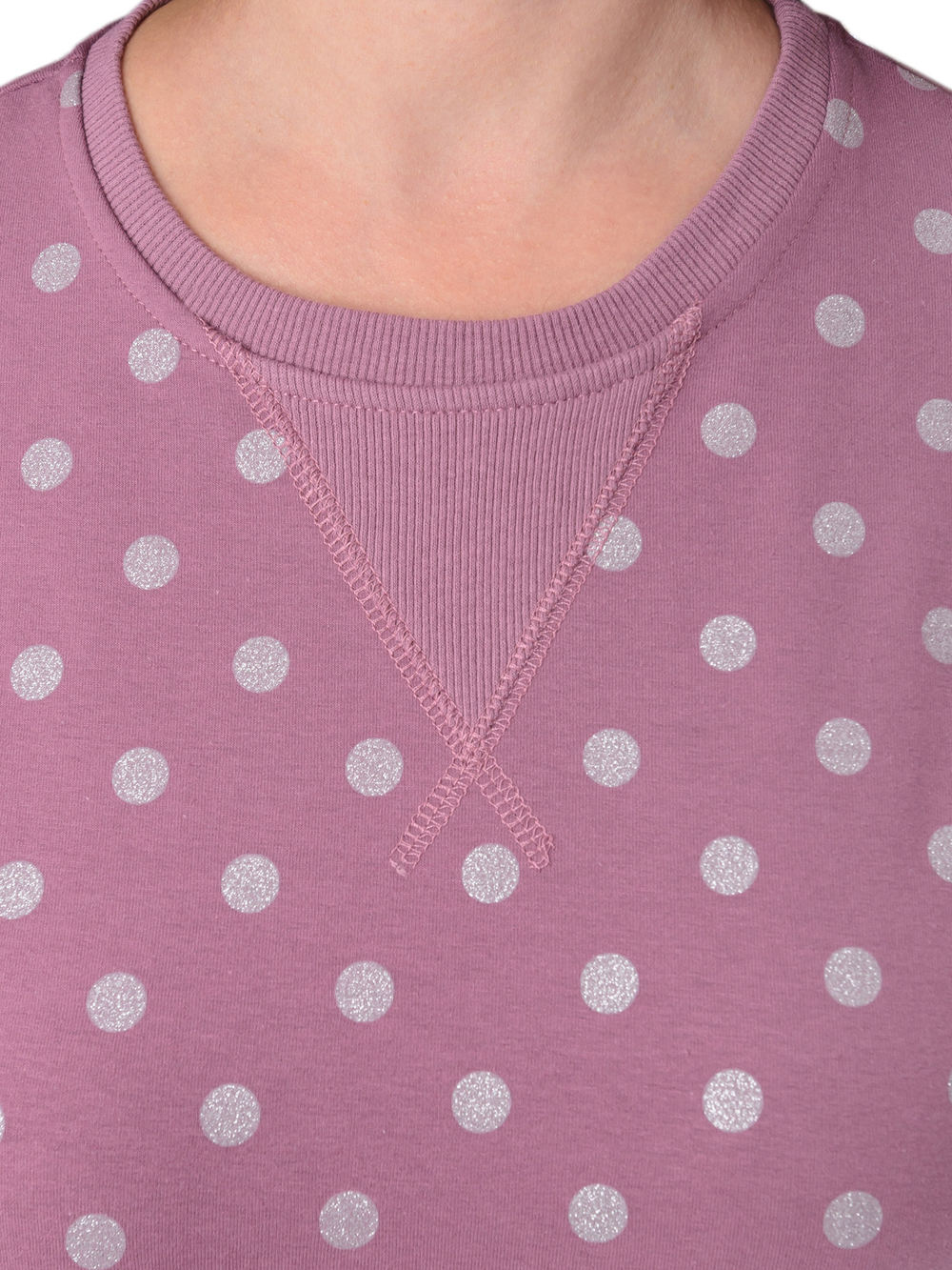 Костюм с брюками КБ-390/розовый-горох