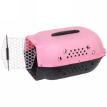 Переноска для животных «ЛЮБИМЫЙ БРО», лапки, цвет розовый, 48*32*26см/до 9кг (Лейбл)