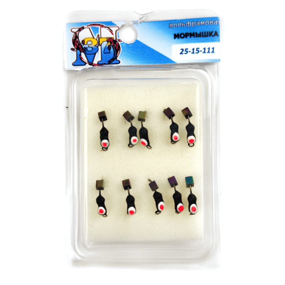 Мормышка "Муравей" с глазком и лыской + подвеска (2.5мм)