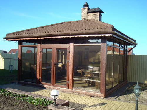 Беседка деревянная А12