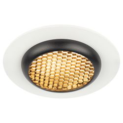 Встраиваемый светильник алюминиевый ЭРА KL109 WH/BK MR16 GU5.3 белый/черный матовый