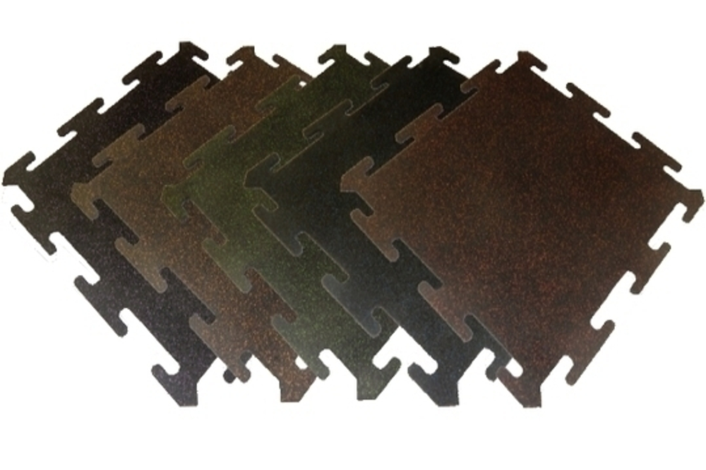 Покрытие Rubblex Puzzle Mix 30%  100х100х1,5 см 65-70ШОР Желтое