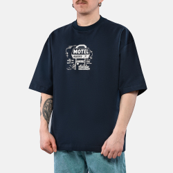 Футболка HAIDED WASTE A DAY Blue