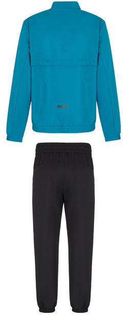 Мужской теннисный костюм EA7 Man Jersey Tracksuit - ocean dephts/black